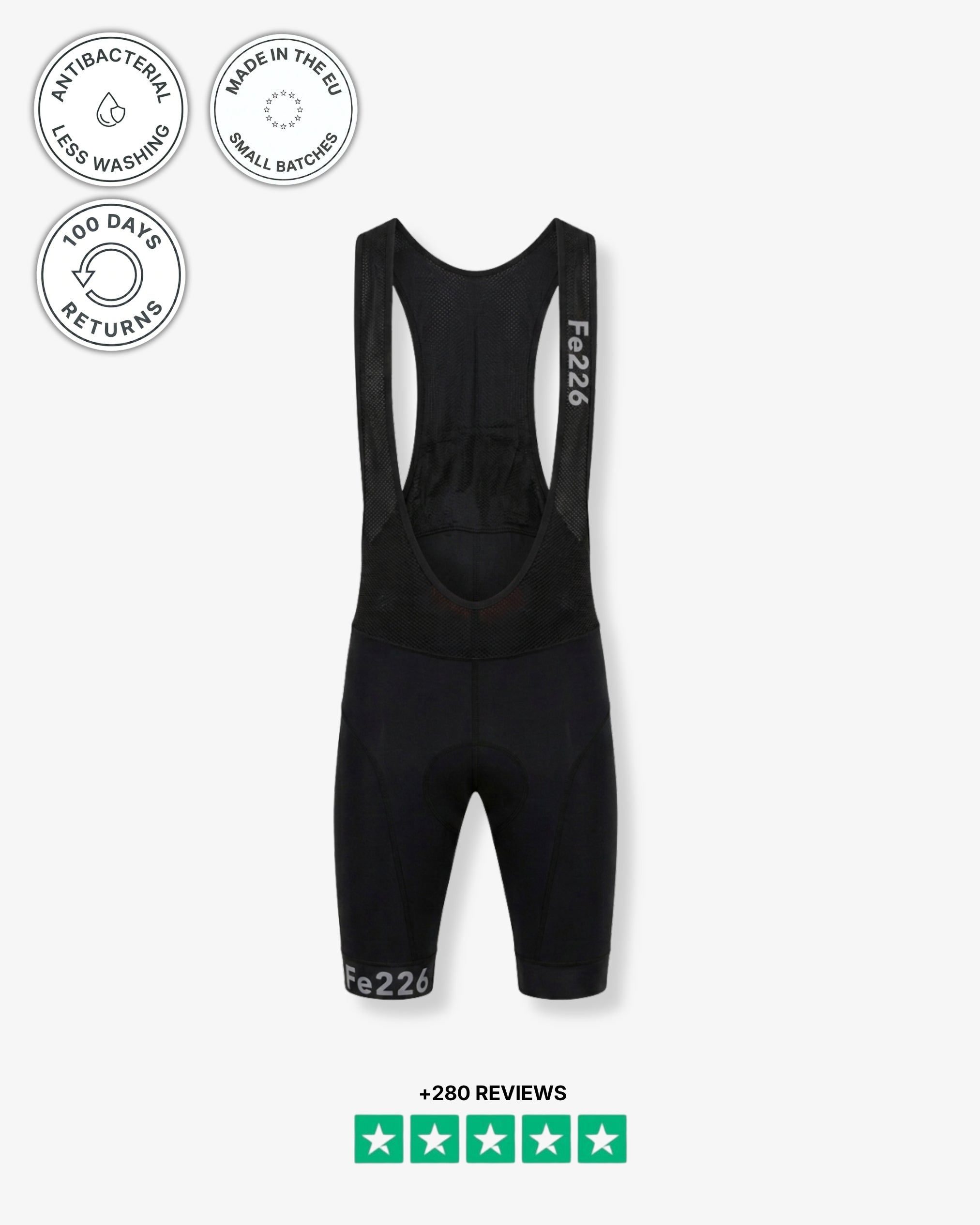 Cykelbib Shorts Sort