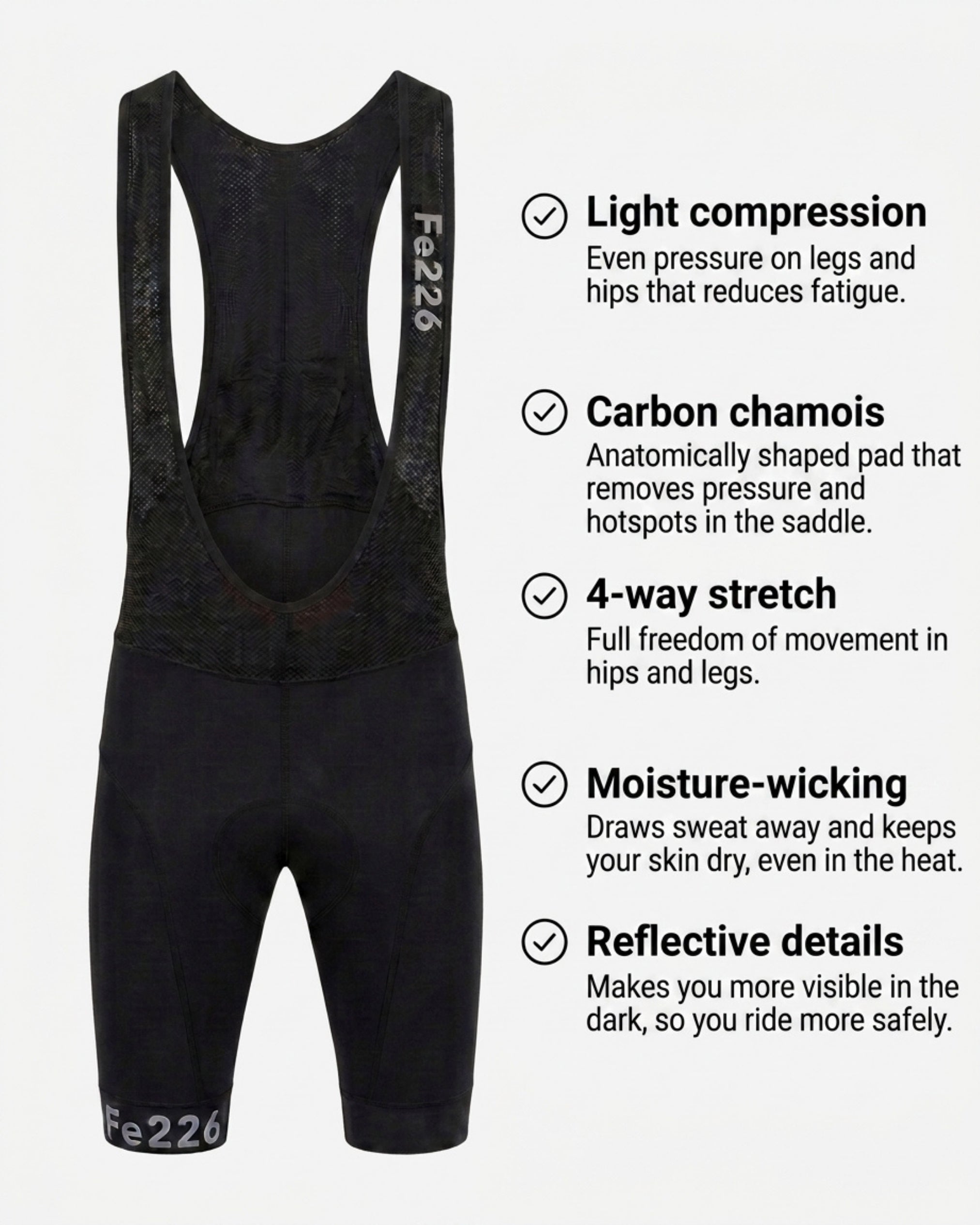 Cykelbib Shorts Sort - August-tilbud SPAR 20%