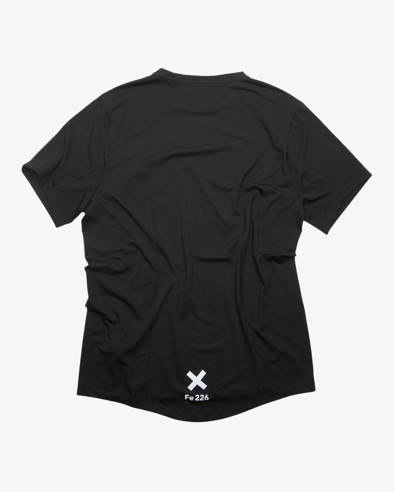 4-Panel Running T-shirt, Sort