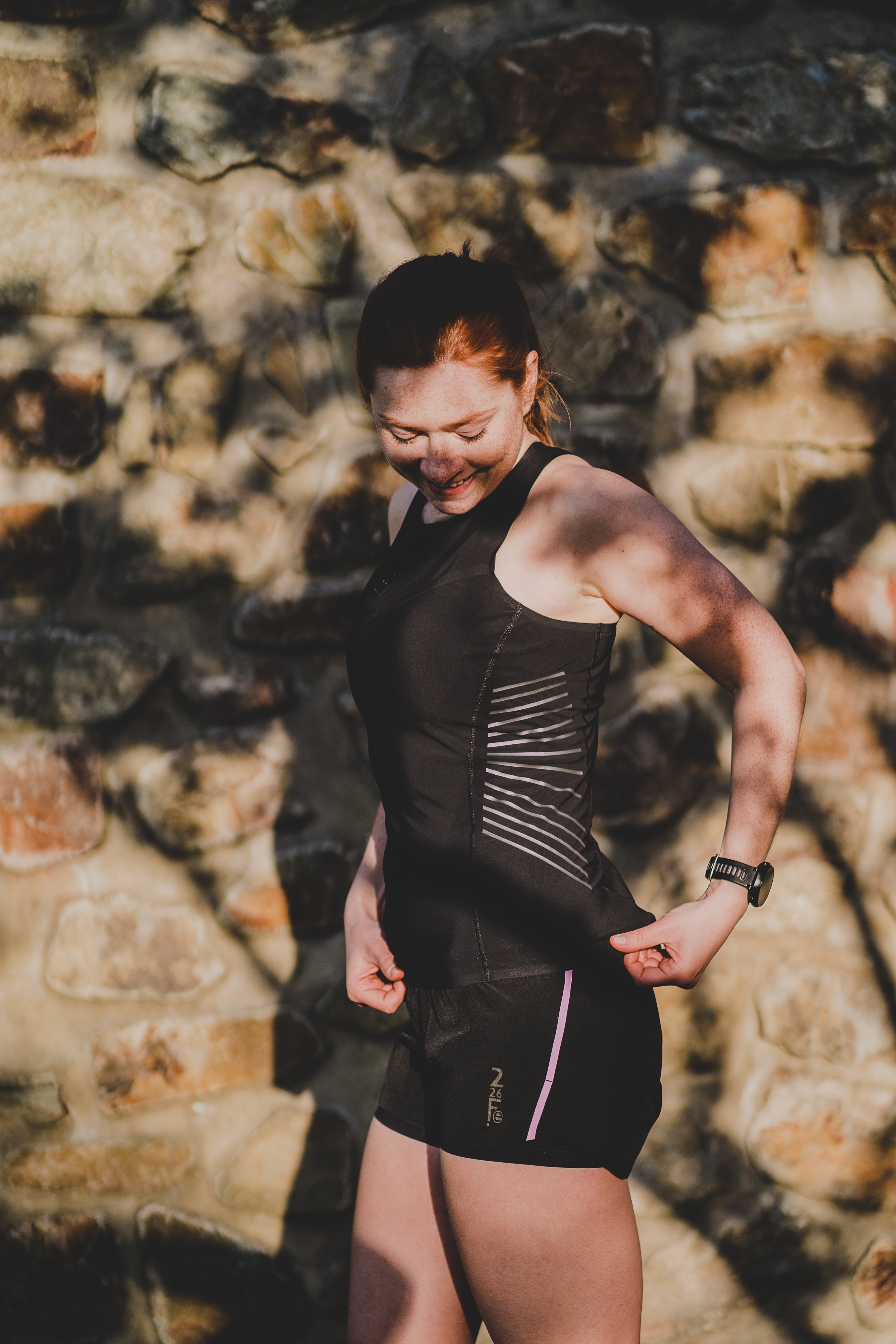 2-in-1 Laufshorts für Damen, Hoher Bund - SPARE 50%