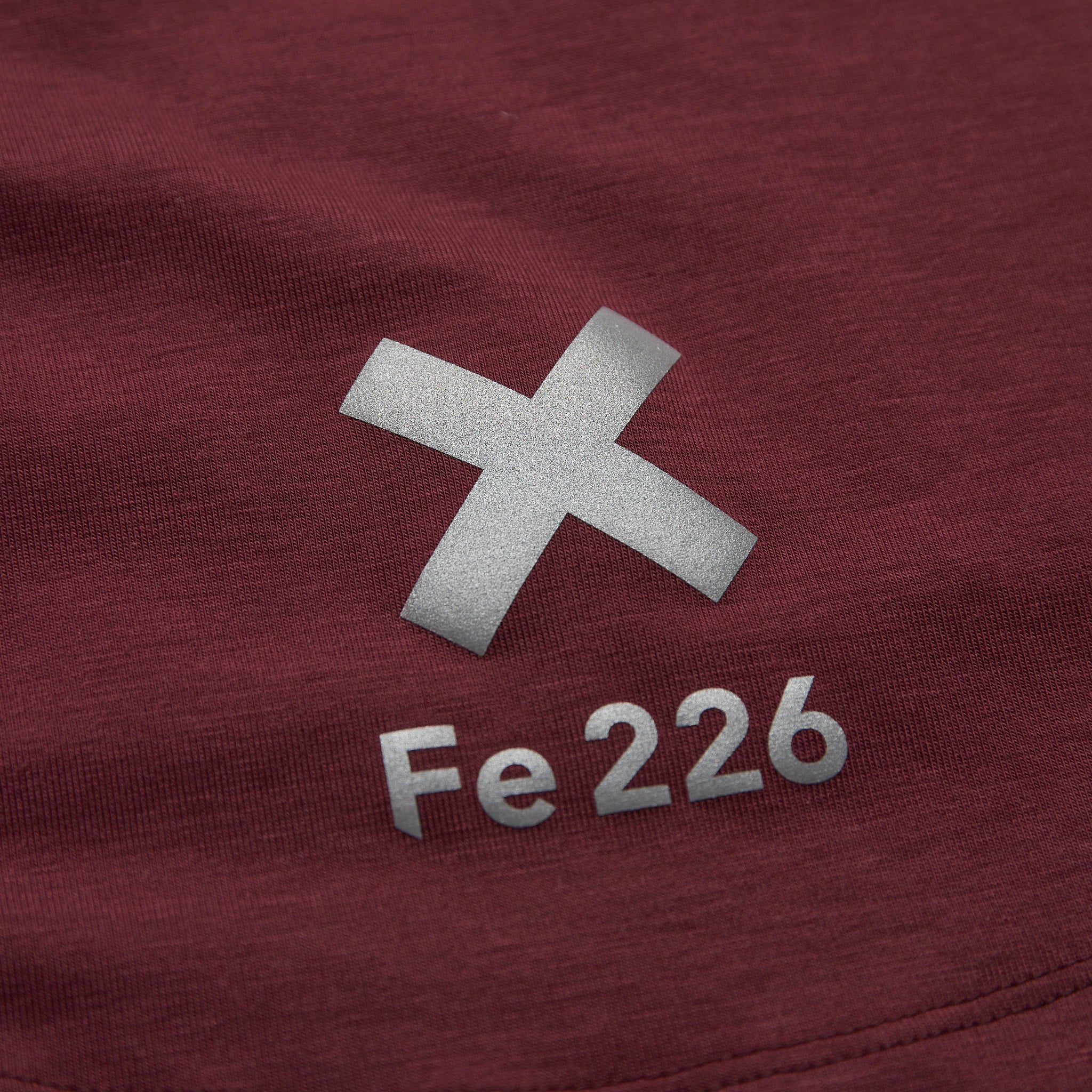 Løbe T-shirt, Lange Ærmer, Bordeauxrøde