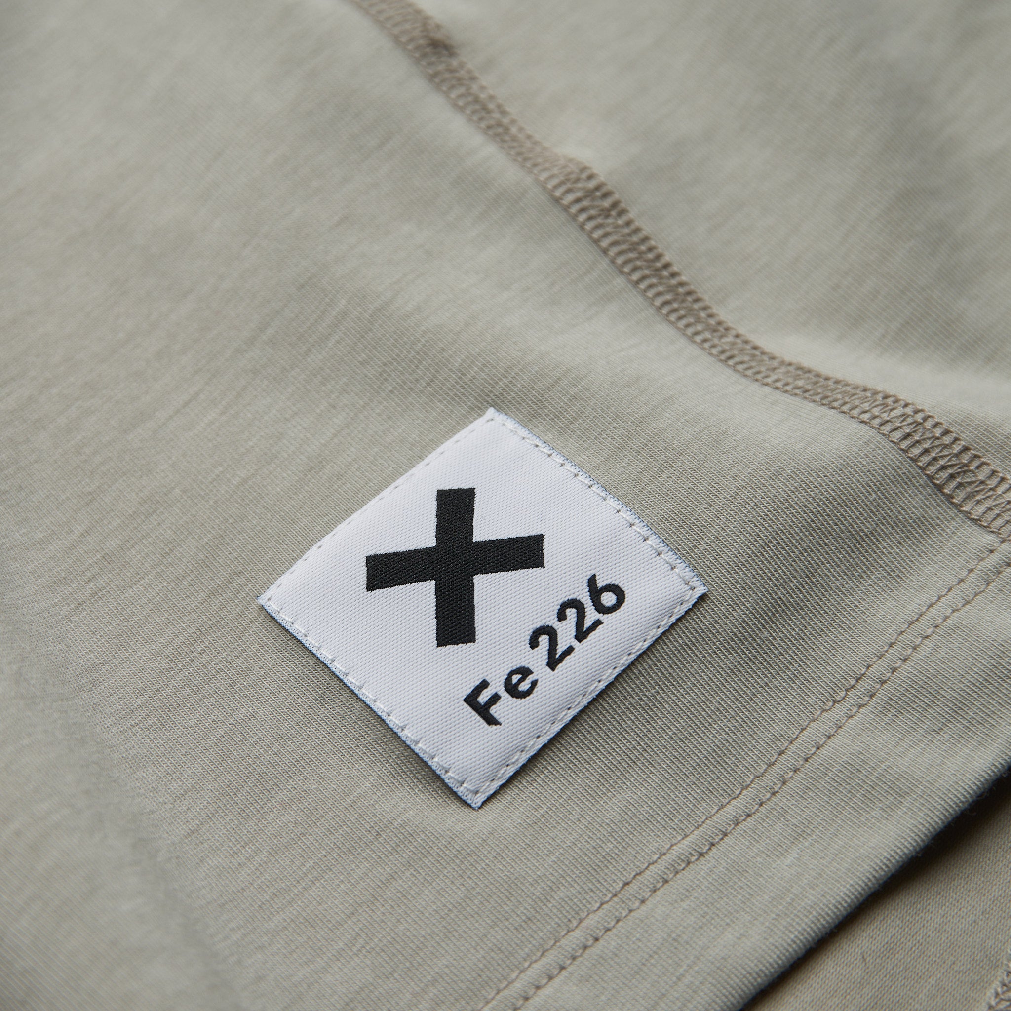 4-Panel Running T-shirt, Lysgrå