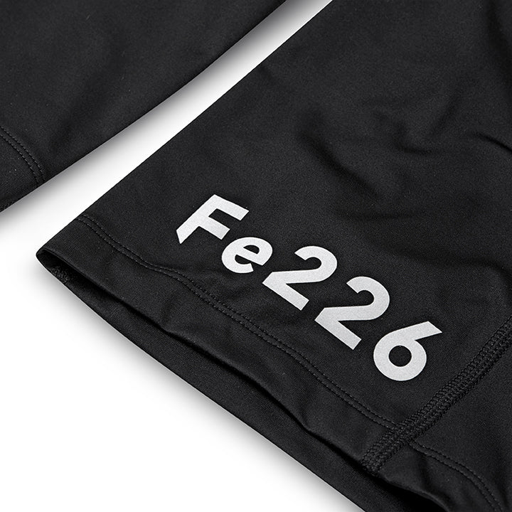 "The Fe226 Short Running Tight offers a super-soft fabric with two side pockets for smartphone, gel, or keys. Its light-compressive fabric provides muscle support, while the soft brushed inner side keeps you warm and comfortable during your runs. Reflective prints ensure visibility in low-light conditions. Experience our best high-quality, favorite running tight."