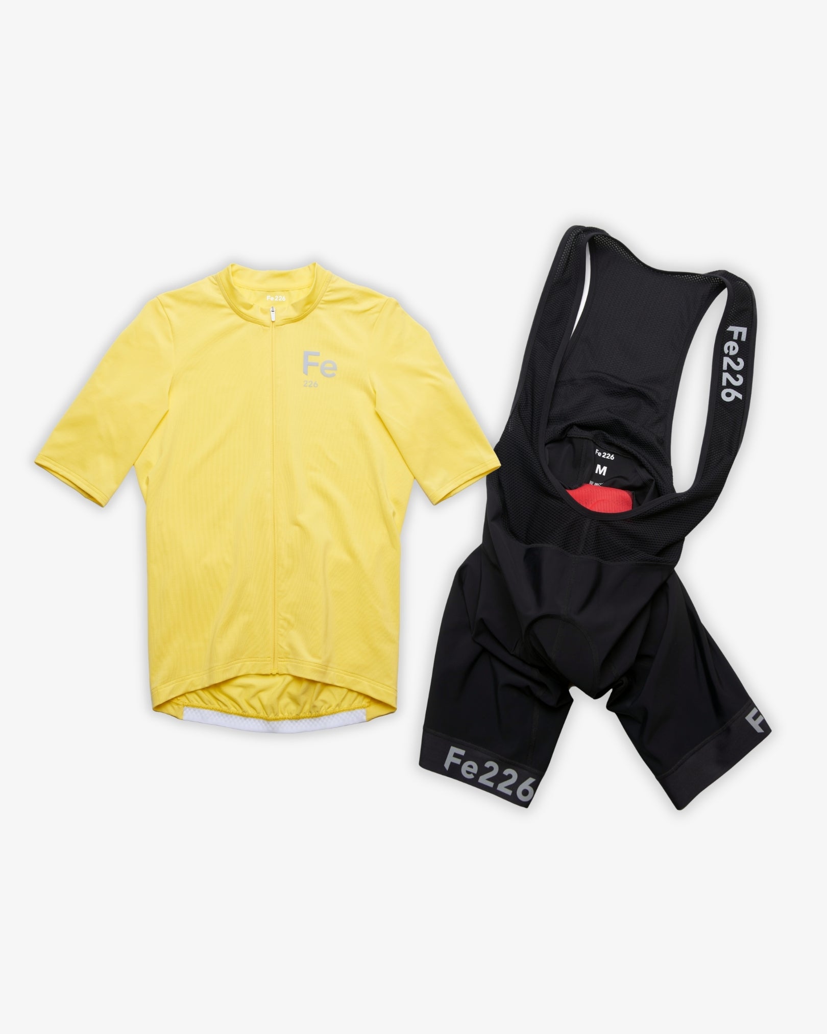 Functional Cykelsæt Gul - Bib & Cykeltrøje
